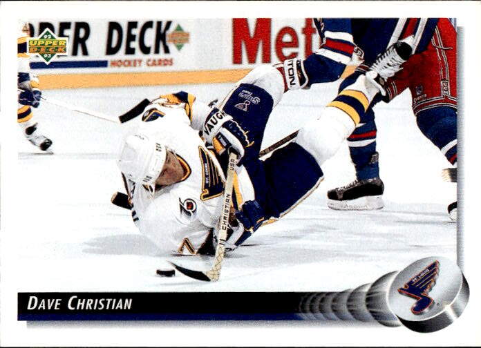 DAVE CHRISTIAN 92-93 Upper Deck