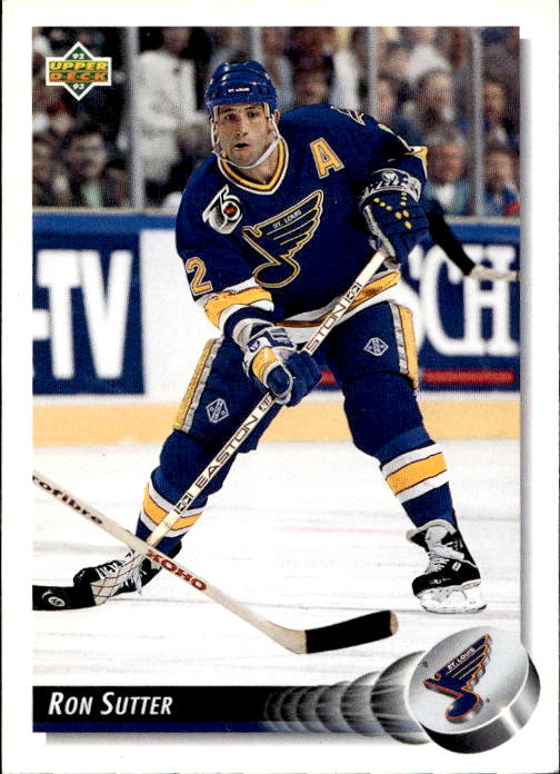 RON SUTTER 92-93 Upper Deck