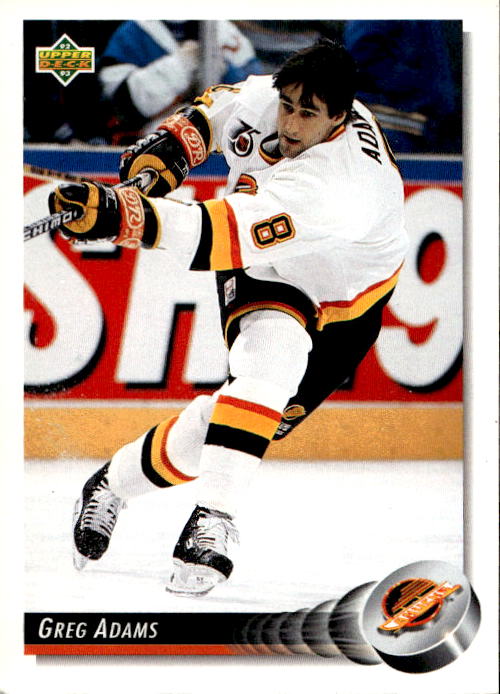 GREG ADAMS 92-93 Upper Deck
