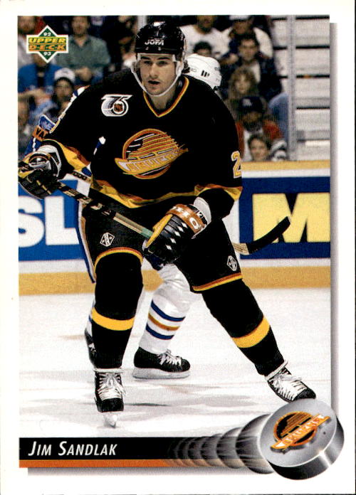 JIM SANDLAK 92-93 Upper Deck