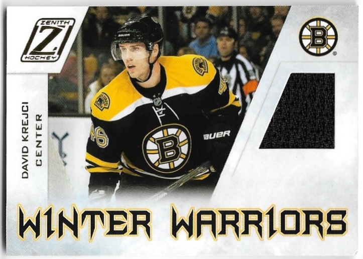 Jersey Winter Warriors DAVID KREJČÍ 10-11 Panini Zenith