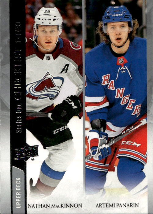 Checklist NATHAN MACKINNON/ARTEMI PANARIN 20-21 UD Series 1