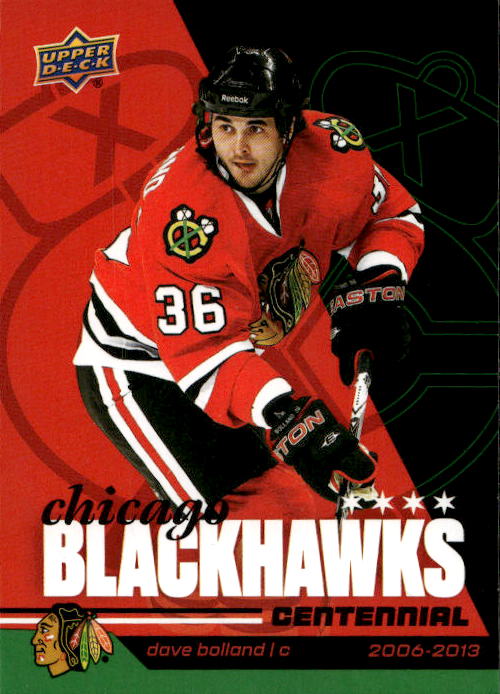DAVE BOLLAND 25-26 UD Chicago Blackhawks Centennial