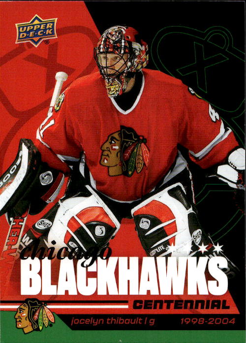 JOCELYN THIBAULT 25-26 UD Chicago Blackhawks Centennial