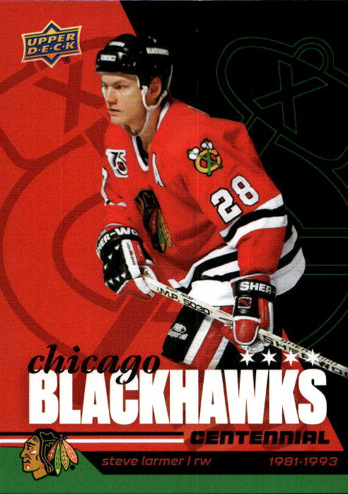 STEVE LARMER 25-26 UD Chicago Blackhawks Centennial