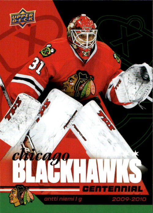 ANTTI NIEMI 25-26 UD Chicago Blackhawks Centennial