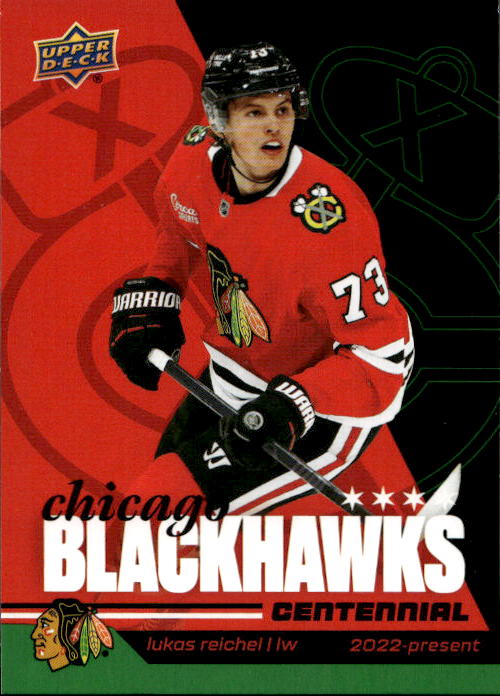 LUKAS REICHEL 25-26 UD Chicago Blackhawks Centennial