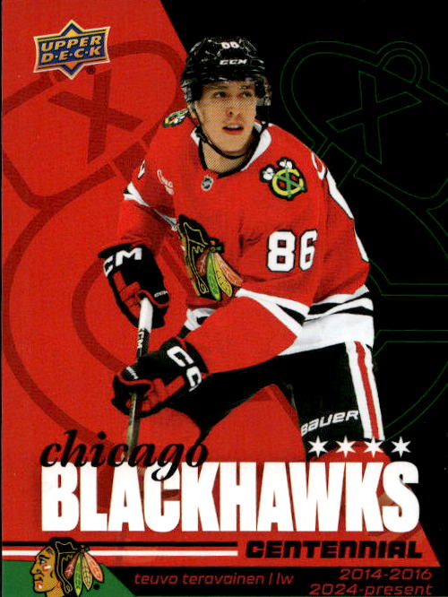 TEUVO TERAVAINEN 25-26 UD Chicago Blackhawks Centennial