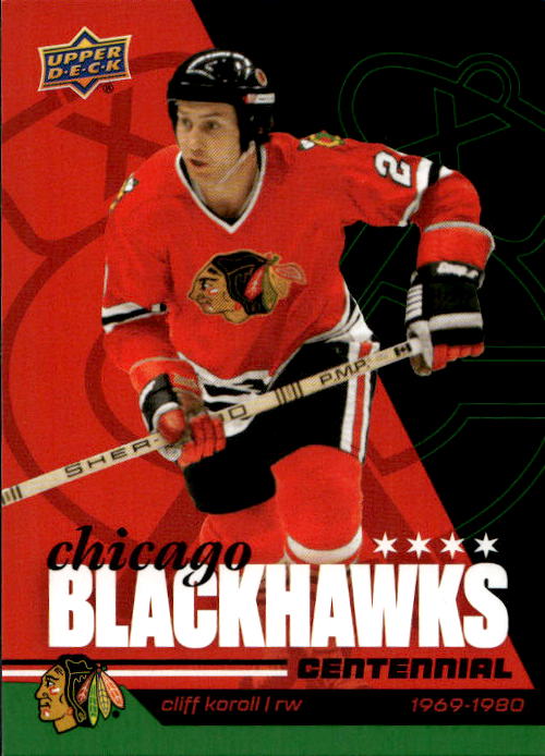 CLIFF KOROLL 25-26 UD Chicago Blackhawks Centennial