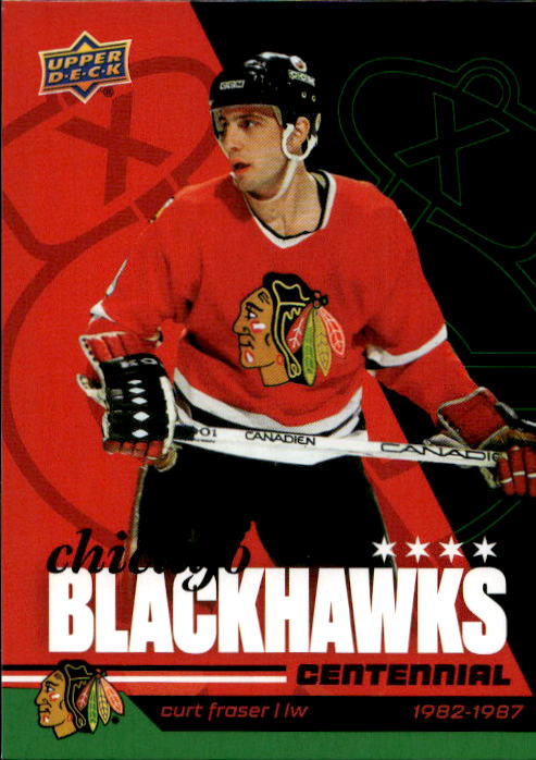 CURT FRASER 25-26 UD Chicago Blackhawks Centennial