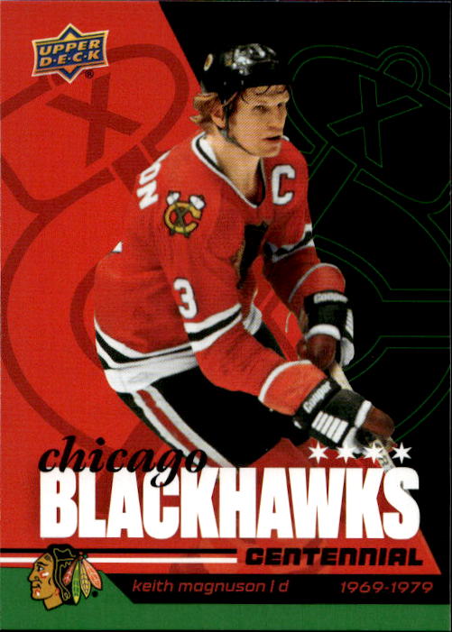 KEITH MAGNUSON 25-26 UD Chicago Blackhawks Centennial