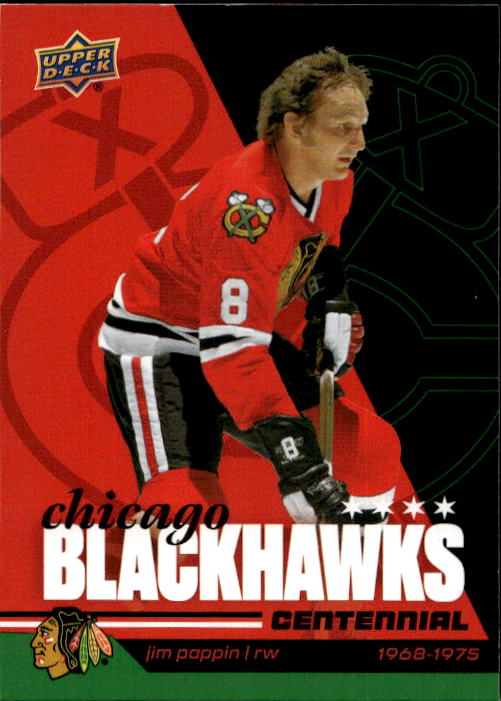 JIM PAPPIN 25-26 UD Chicago Blackhawks Centennial