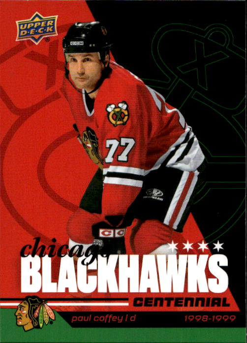 PAUL COFFEY 25-26 UD Chicago Blackhawks Centennial