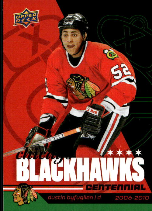 DUSTIN BYFUGLIEN 25-26 UD Chicago Blackhawks Centennial