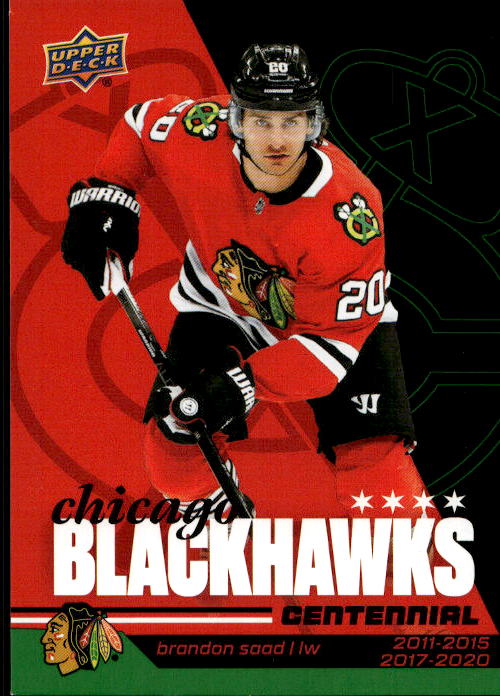 BRANDON SAAD 25-26 UD Chicago Blackhawks Centennial