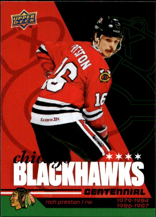 RICH PRESTON 25-26 UD Chicago Blackhawks Centennial