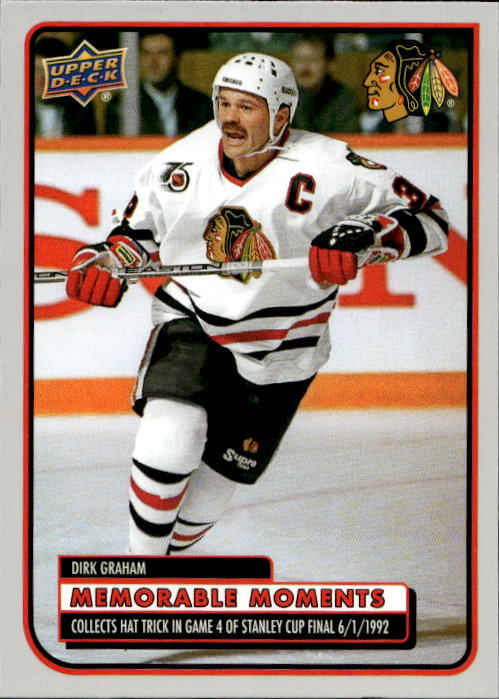 Memorable Moments DIRK GRAHAM 25-26 UD Chicago Blackhawks Centennial