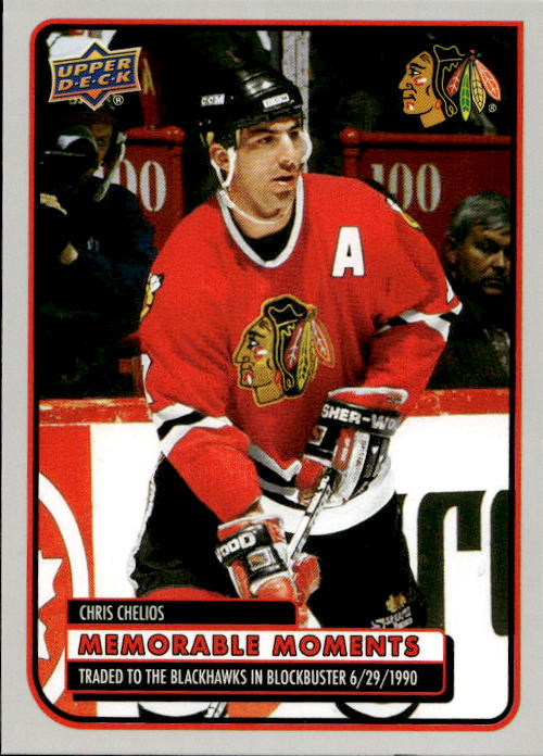 Memorable Moments CHRIS CHELIOS 25-26 UD Chicago Blackhawks Centennial