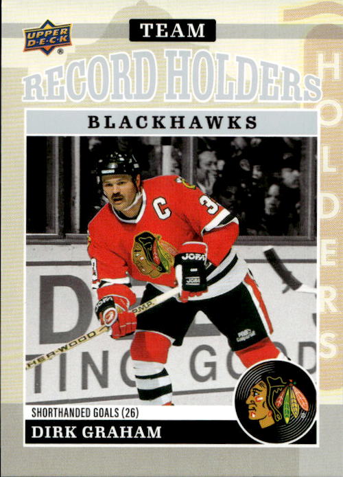 Team Record Holders DIRK GRAHAM 25-26 UD Chicago Blackhawks Centennial