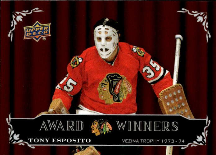 Award Winners TONY ESPOSITO 25-26 UD Chicago Blackhawks Centennial