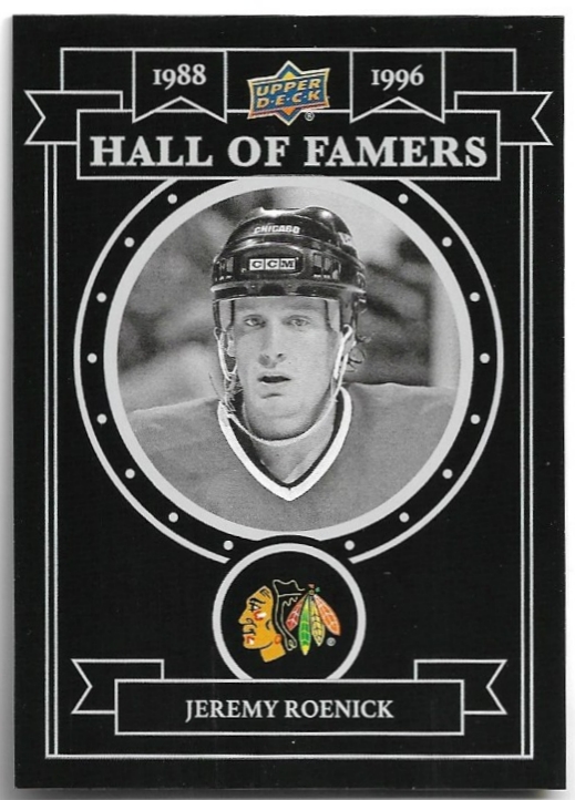 Hall of Famers JEREMY ROENICK 25-26 UD Chicago Blackhawks Centennial