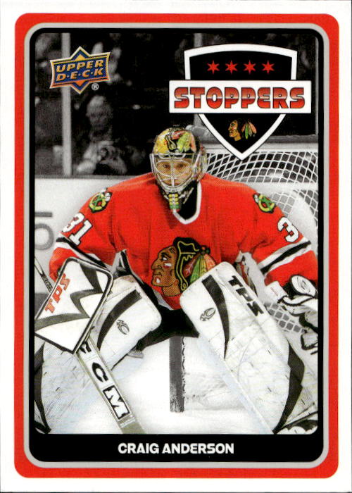 Stoppers CRAIG ANDERSON 25-26 UD Chicago Blackhawks Centennial