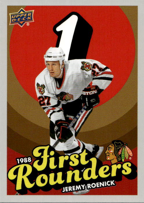 First Rounders JEREMY ROENICK 25-26 UD Chicago Blackhawks Centennial