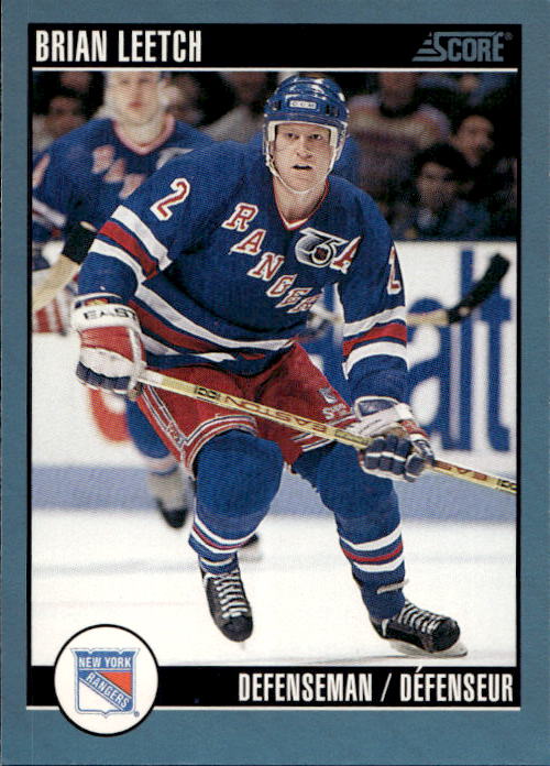 BRIAN LEETCH 92-93 Score Canadian
