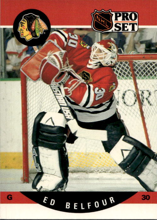 Rookie ED BELFOUR 91-92 Pro Set