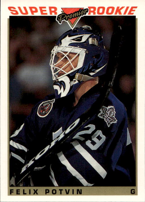 Super Rookie FELIX POTVIN 93-94 Topps Premier