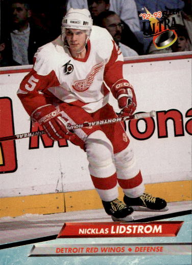 NICKLAS LIDSTROM 92-93 Fleer Ultra