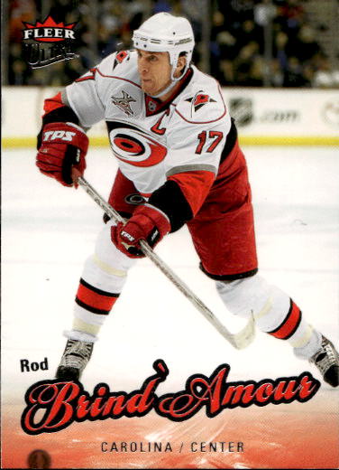 ROD BRUND'AMOUR 08-09 Fleer Ultra Hockey