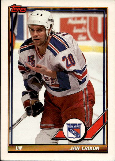 JAN ERIXON 91-92 Topps