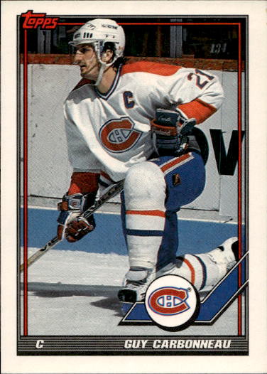 GUY CARBONNEAU 91-92 Topps