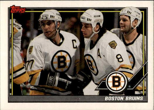 BOSTON BRUINS 91-92 Topps