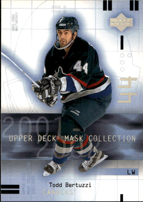TODD BERTUZZI  01-02 UD Mask Collection