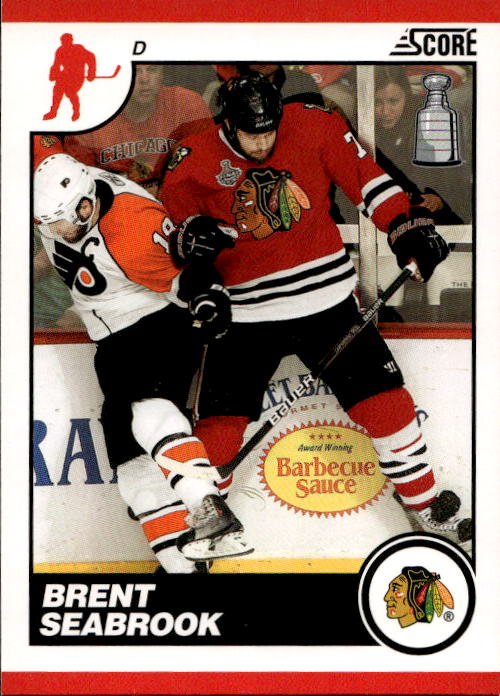 BRENT SEABROOK 10-11 Panini Score (světlé rohy)