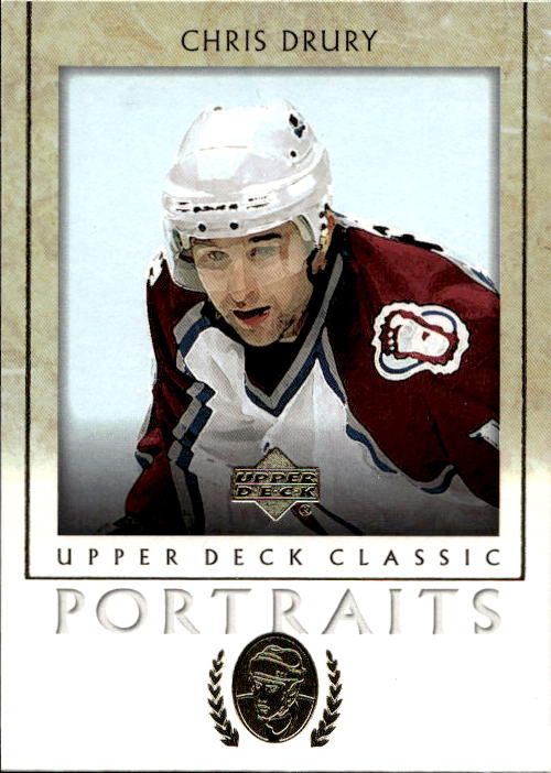 CHRIS DRURY 02-03 UD Classic Portraits