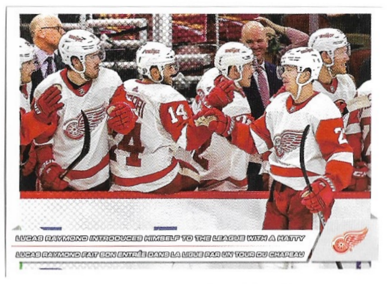 Team Highlight DETROIT RED WINGS 2022-23 Topps NHL Sticker Collection Hockey