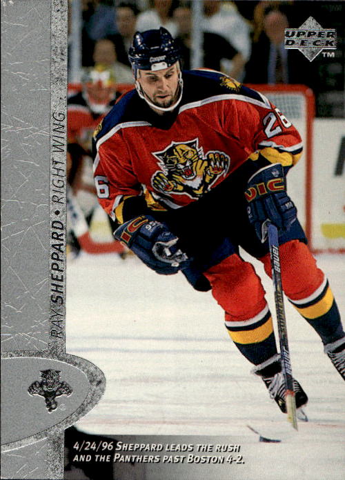RAY SHEPPARD 96-97 Upper Deck (horší povrch v rohu)