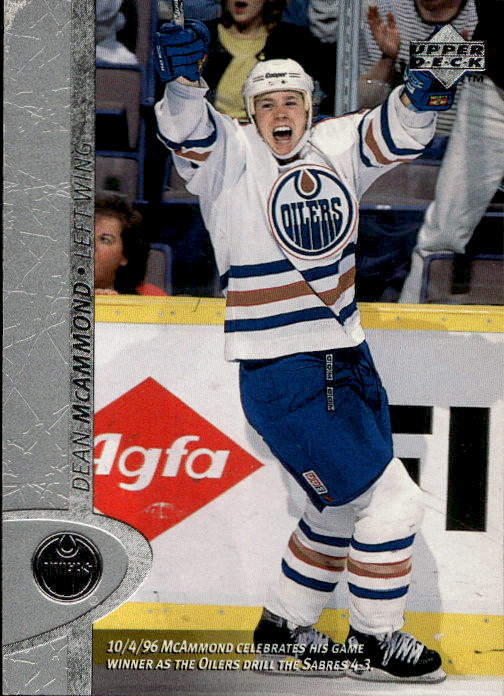 DEAN MCAMMOND 96-97 Upper Deck (horší povrch v rohu)