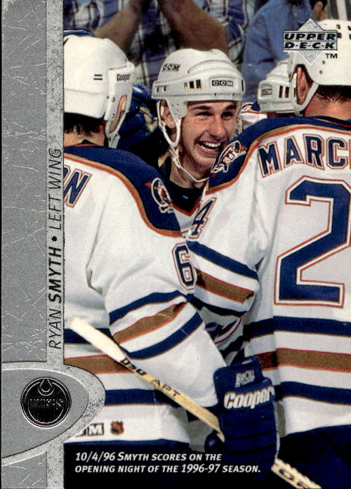 RYAN SMYTH 96-97 Upper Deck (horší povrch v rohu)