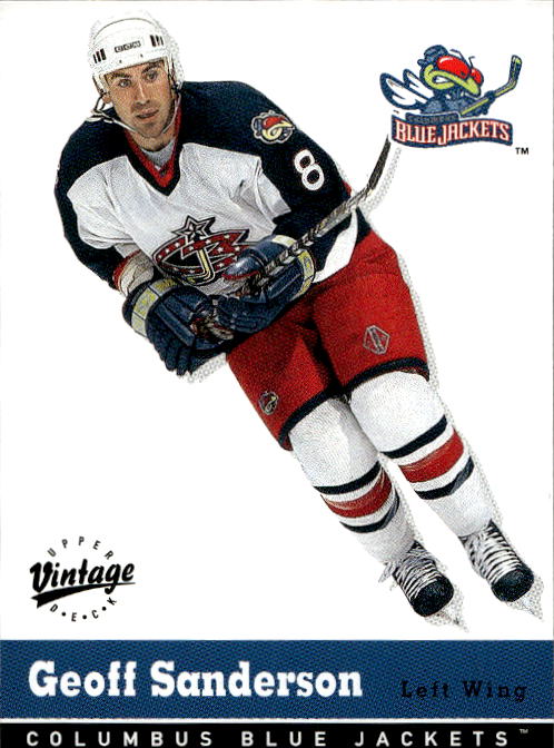 GEOFF SANDERSON 00-01 UD Vintage