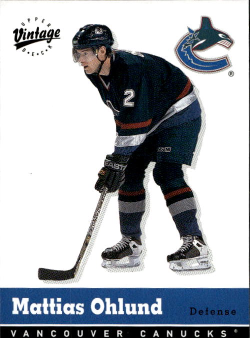 MATTIAS OHLUND 00-01 UD Vintage