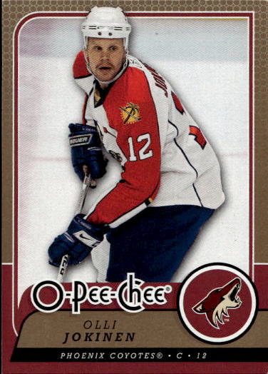 OLLI JOKINEN 08-09 UD O-Pee-Chee OPC (lehce světlý růžek)