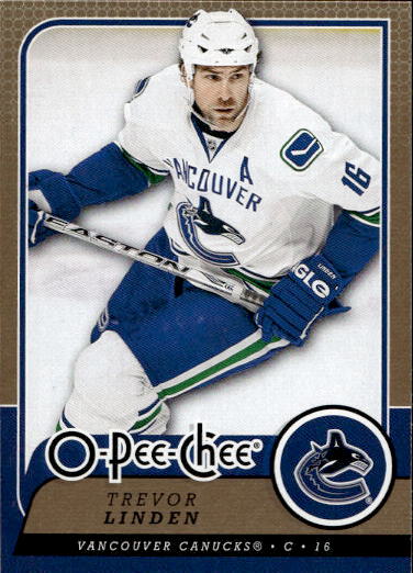 TREVOR LINDEN 08-09 UD O-Pee-Chee OPC