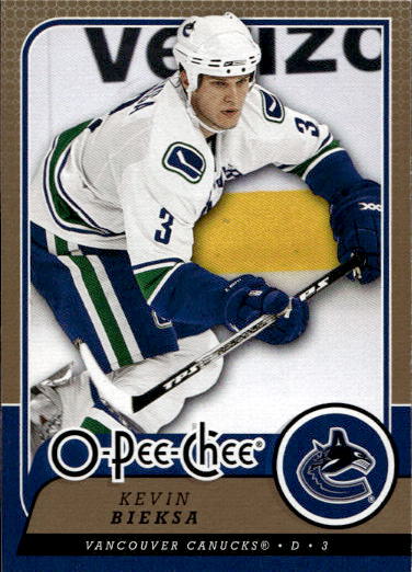KEVIN BIEKSA 08-09 UD O-Pee-Chee OPC