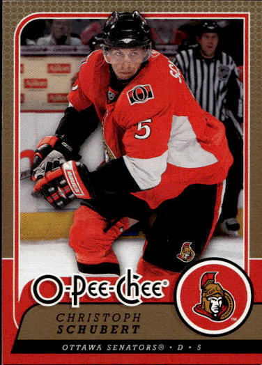 CHRISTOPH SCHUBERT 08-09 UD O-Pee-Chee OPC (světlý růžek)
