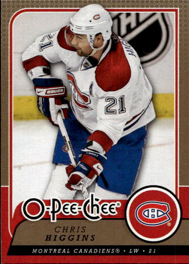 CHRIS HIGGINS 08-09 UD O-Pee-Chee OPC
