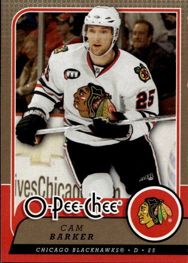CAM BARKER 08-09 UD O-Pee-Chee OPC (lehce světlé spodní růžky)